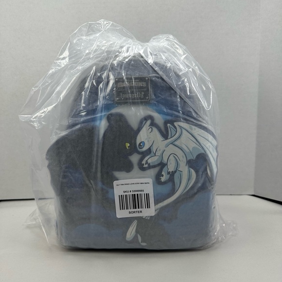 Loungefly DreamWorks How to Train Your Dragon Toothless & Light Fury Mini